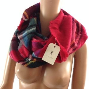 New Simonetta Women's Plaids Neck Wrap One Size